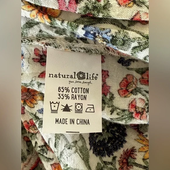 NWT Natural Life Nina floral dress size XS - Picture 10 of 10